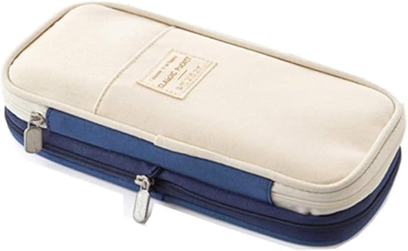 ARNUIXTY Large Storage Pencil Case Pen Bag with Zipper Big Capacity Pouch Organizer for Office Travel Holder Box - Image 1
